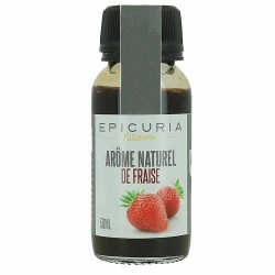 Arôme naturel fraise Epicuria 50 ml