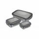 Lot de 3 boîtes de conservation en inox 0,4 L - 1,1 L - 1,8 L