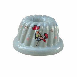 Moule Kougelhopf grès décor poule cocotte Ø 24 cm