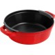 Batterie gigogne empilable fonte cerise Ø 24 cm - 4 pièces