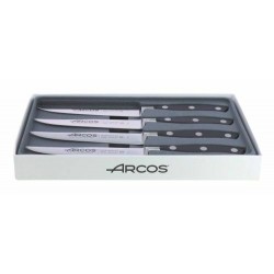 Coffret de 4 couteaux de table Riviera noirs