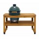 Table en bois sans roulettes pour Big Green Egg Large