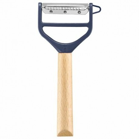 Éplucheur T-duo Opinel duo/julienne manche bois et bleu