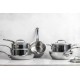 Lot de 3 casseroles inox Affinity