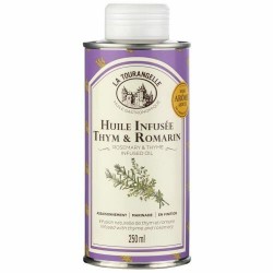 Huile infusée au thym et romarin 25 cl La Tourangelle
