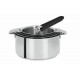 Lot de 4 casseroles Mutine Amovible inox avec 2 poignées