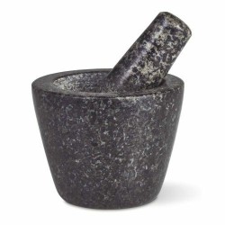 Velaze Mortier et Pilon Cuisine en Granit, pour Epices et Herbes, Diamètre  de 16cm, Emsemble de Mortier, Poli Pierre Naturelle : : Cuisine et  Maison