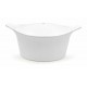 Cocotte fonte d'aluminium blanc polaire Ø 24 cm 