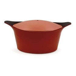 Cocotte fonte d'aluminium rouge passion Ø 28 cm 