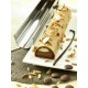 Gouttière à bûche ronde fine démontable 30 cm
