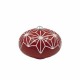 Bouton pour incroyable cocotte rouge passion géométrique