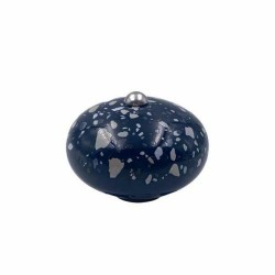 Bouton pour incroyable cocotte terrazzo bleu myrtille