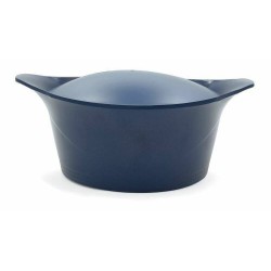 Cocotte fonte d'aluminium bleu myrtille Ø 24 cm 