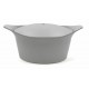 Cocotte fonte d'aluminium gris perle Ø 24 cm 