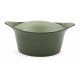 Cocotte fonte d'aluminium vert fougère Ø 24 cm 