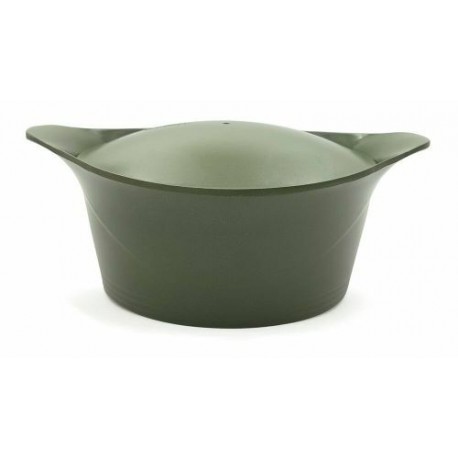 Cocotte fonte d'aluminium vert fougère Ø 24 cm 