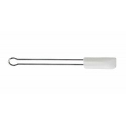 Demi-spatule maryse silicone blanc 26 cm