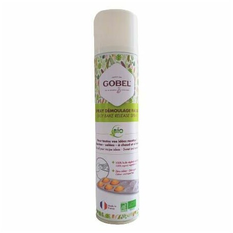 Spray de démoulage et cuisson bio - 250 ml