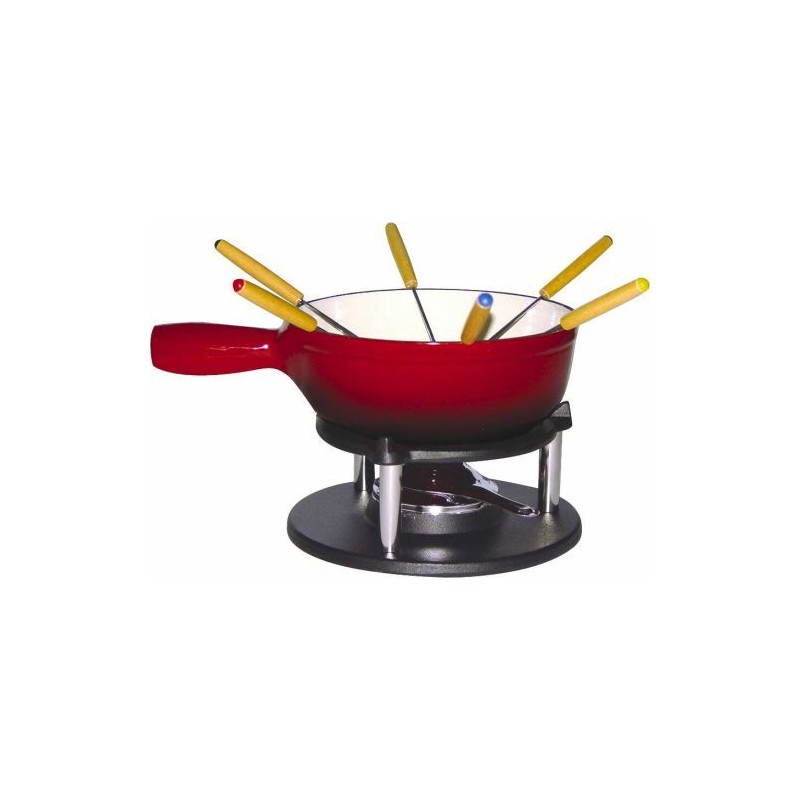 Service à fondue en fonte STAUB 20cm 6 personnes