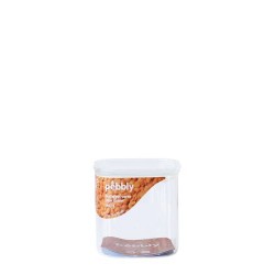Boite de conservation carrée en verre 0,8 L