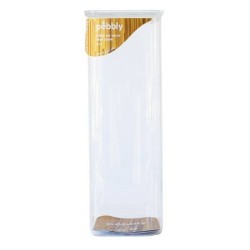 Boite de conservation carrée en verre 2,2 l
