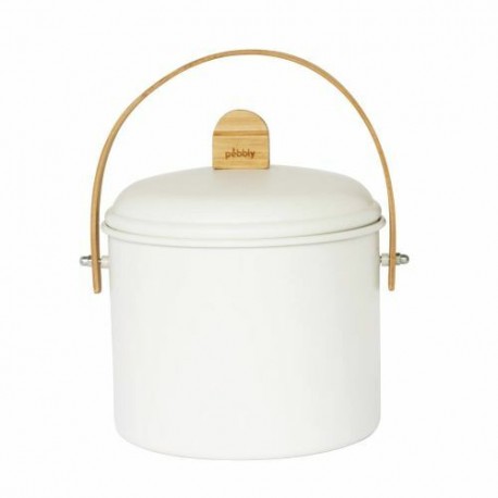 Seau à compost crème 3,5 l