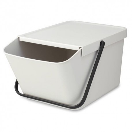 Poubelle de tri Sort & Go empilable gris clair 20 l