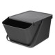 Poubelle de tri Sort & Go empilable anthracite 20 l