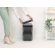 Poubelle de tri Sort & Go empilable anthracite 20 l