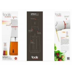 Spray à huile et vinaigre avec doseur et verseur