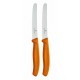 Couteau tomate SwissClassic orange 11 cm - set de 2