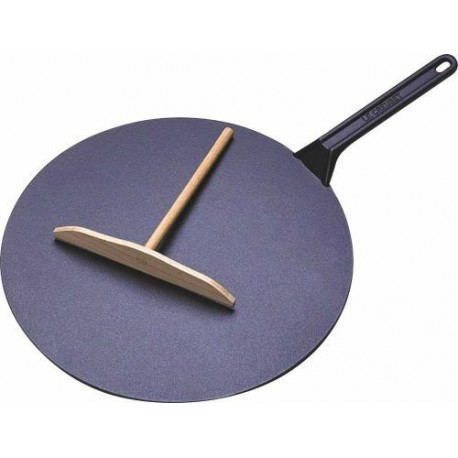 Crêpière en fonte Ø 32 cm avec râteau