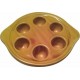 PLAT A ESCARGOTS 6 TROUS GRES UNI
