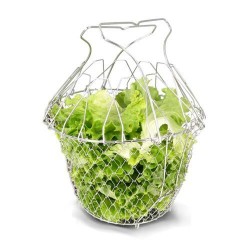 Panier à salade pliable inox