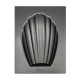 Moule à madeleine XXL acier revêtu 20 cm