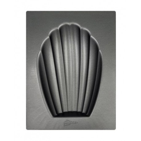 Moule à madeleine XXL acier revêtu 20 cm