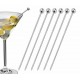 Pique cocktail inox 10,5 cm - set de 6