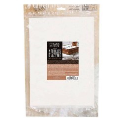 Feuille azyme A4 - lot de 4
