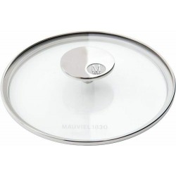 Couvercle en verre Mauviel, 32 cm