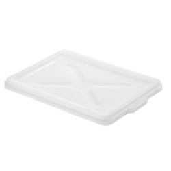 Couvercle PP blanc pour demi bac à pâtons 40 x 30 cm