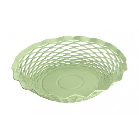 Corbeille à pain Vintage ronde vert pastel