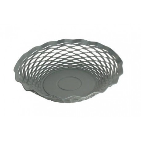 Corbeille à pain Vintage ronde gris givré