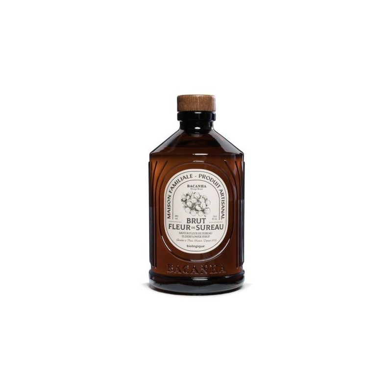 Sirop fleur de sureau brut bio 400 ml 