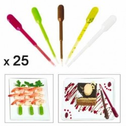 Pipette pour sauce 1ml /25