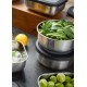 Boite micro-ondable ronde inox 1 L