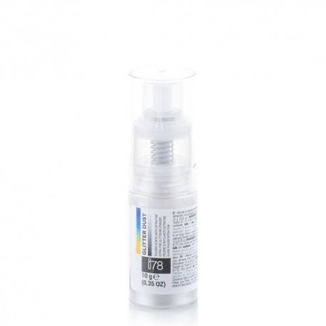 Spray poudre scintillante extrafine argent 10g