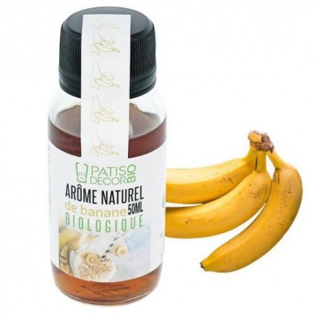 Arôme naturel bio de banane 50 ml