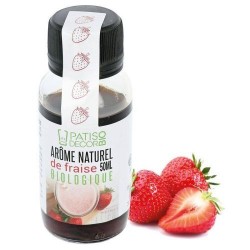 Arôme naturel bio de fraise 50 ml