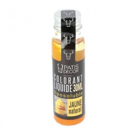 Colorant naturel liquide liposoluble jaune 30 ml