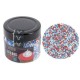 Décor comestible mini billes bleu-blanc-rouge 70 g